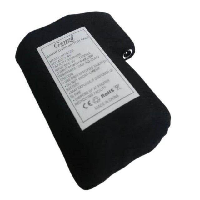 검은 천으로 감싼 18650 리튬 이온 배터리 팩 2S1P 7.4V 2000mAh 2200mAh 2600mAh 3500mAh 배터리 팩 가열 장갑용