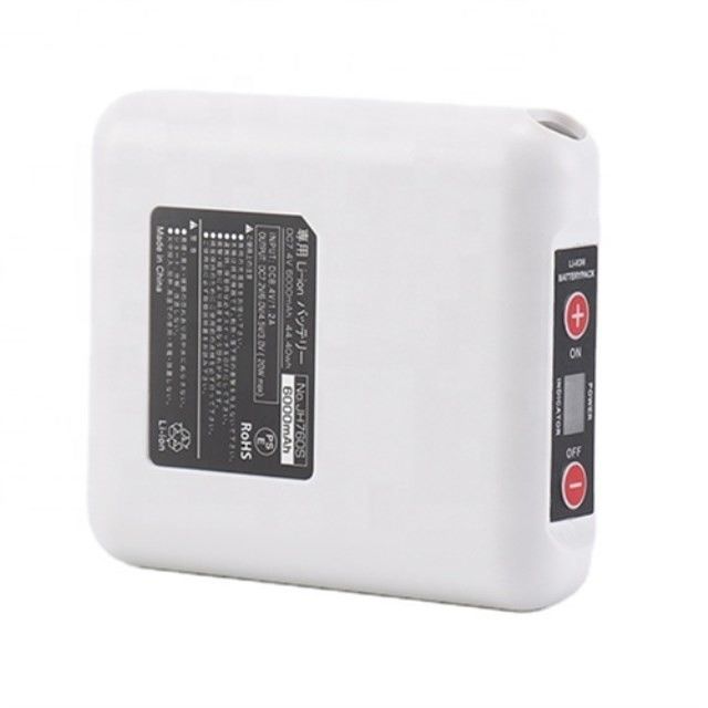 ABS 가열 옷 배터리 7.4V 4400mAh DC3.5x1.35mm 구멍 충전 포트