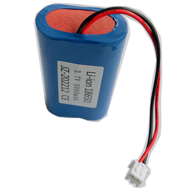 사용자 지정 18650 리온 배터리 2200mAh 셀 2S1P 패크 Icr18650 7.4v 카메라