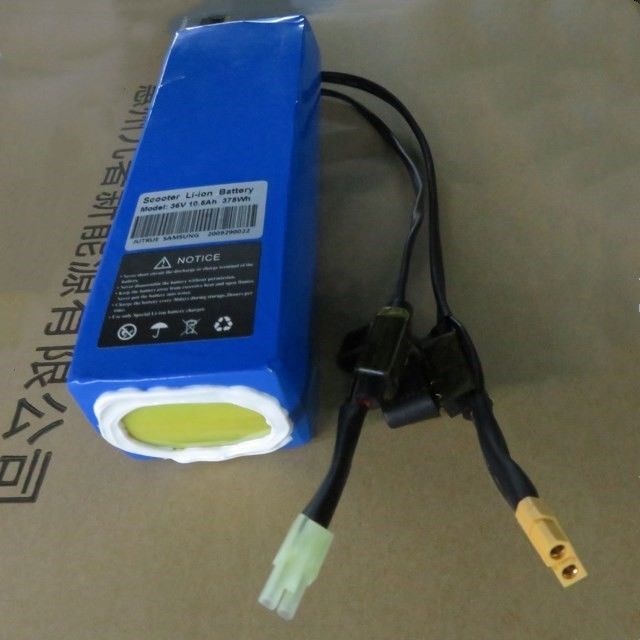 E 스쿠터를 위한 XT60를 가진 12v 18650 건전지 팩 2600mAh 36V 10.4Ah