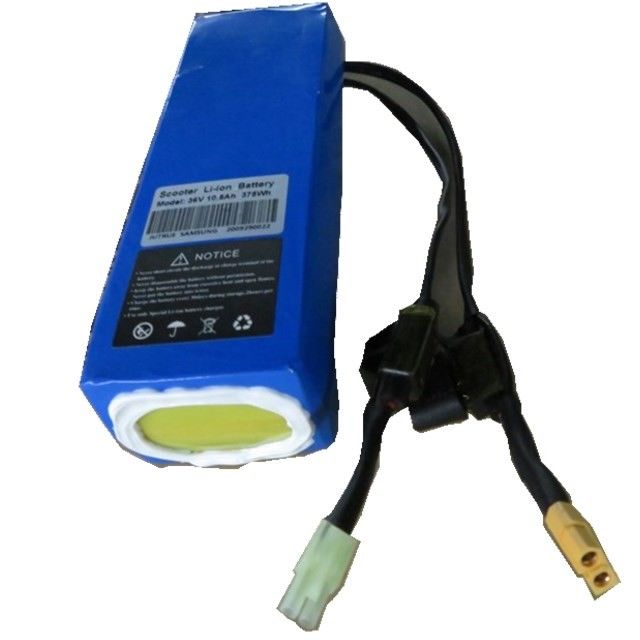 E 스쿠터를 위한 XT60를 가진 12v 18650 건전지 팩 2600mAh 36V 10.4Ah