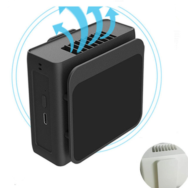 다기능 개인 벨트 팬 목에 매달린 허리 클립 팬 내장 5000mAh 배터리 5V USB 휴대용 착용 가능한 팬