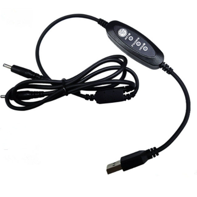 낮은 전압 Usb Dc 케이블 13cm 직각 Usb 전원 스위치 케이블
