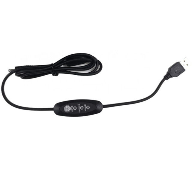 낮은 전압 Usb Dc 케이블 13cm 직각 Usb 전원 스위치 케이블