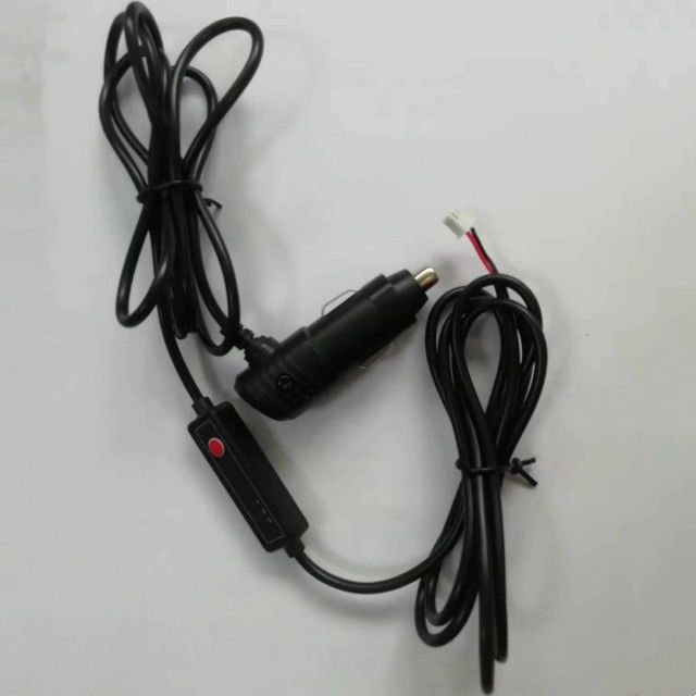 주문 팬 스위치 동력선 케이블 PE 재킷 1.2M JST 2Pin 탄알 머리