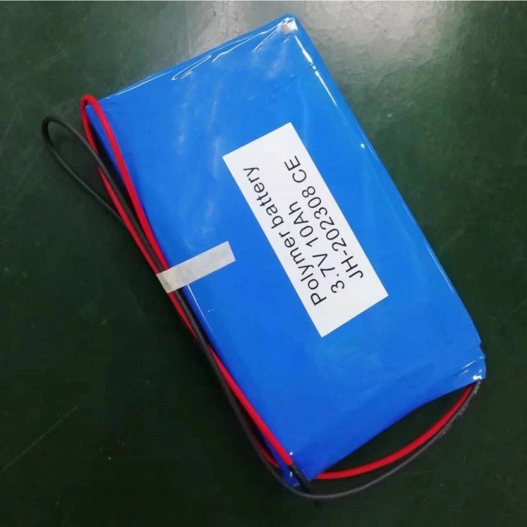 3.7V 10Ah 폴리머 배터리 팩 37Wh 5A 속도 6767100-1C 1S2P 추적 장치