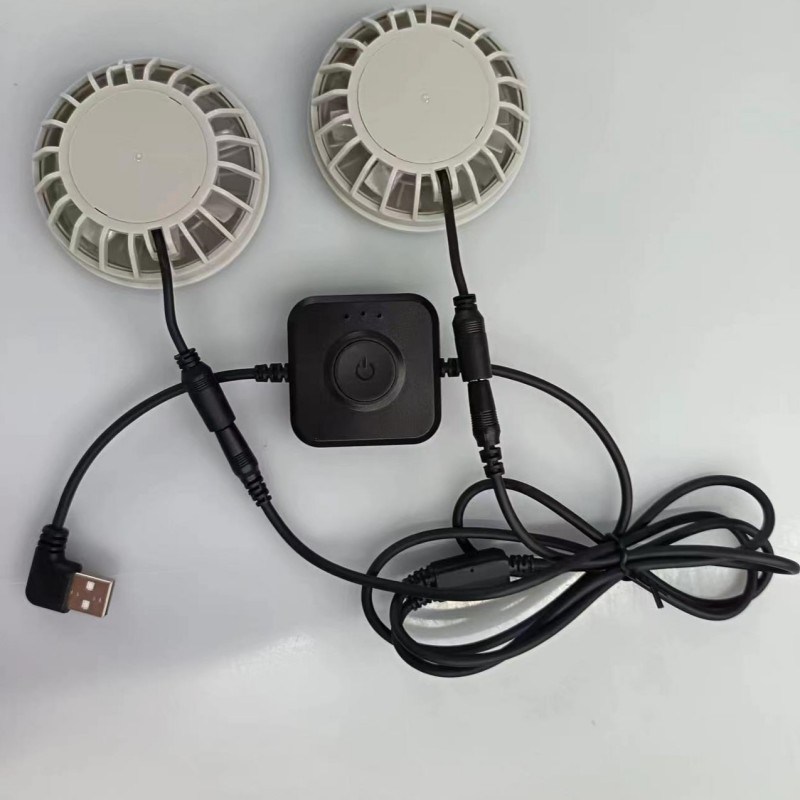 일본 브러쉬리스 모터 에어컨 웨스트 팬 작은 한 가벼운 두 팬