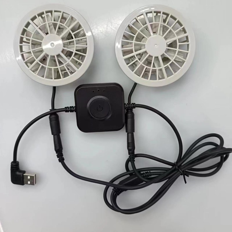 일본 브러쉬리스 모터 에어컨 웨스트 팬 작은 한 가벼운 두 팬