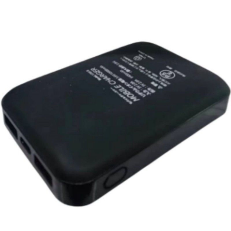 5V 2A USB 10000 Mah 파워뱅크 듀얼 USB 포트 블랙 배터리 파워뱅크