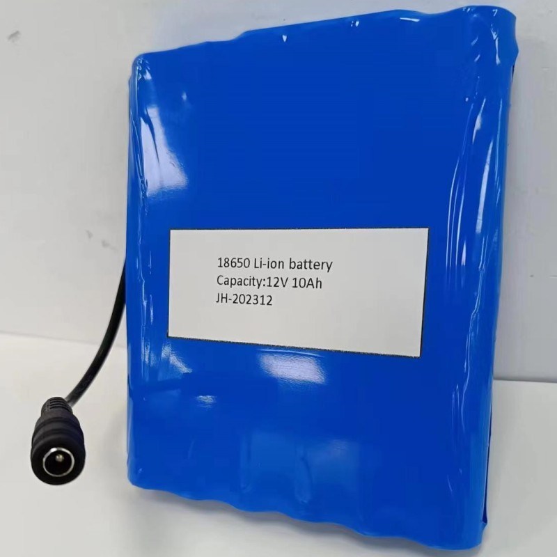 평면 배터리 팩 12V 10Ah 18650 리?? 배터리 3s4p DC 여성 플러그로 PVC 난방 패드