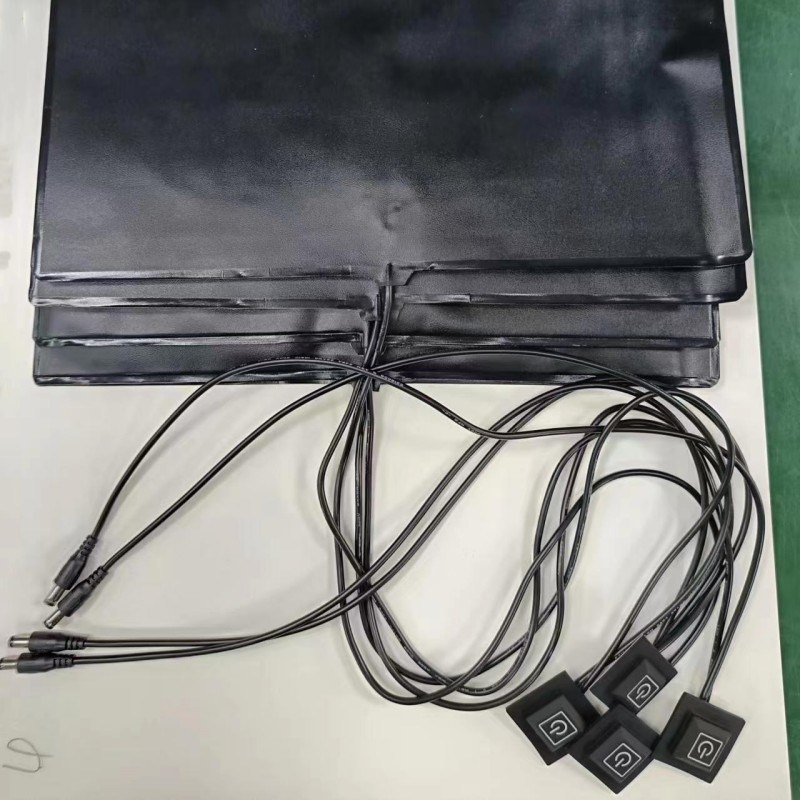 35x35cm 맞춤형 난방 패드 12V DC 플러그로 뜨거운 음식 배달 가방