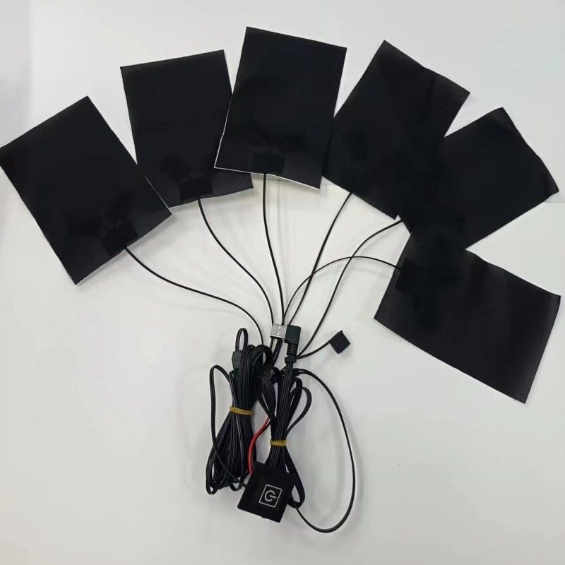 6in1 옷 가열 패드 10x15cm 케이블 길이 1M 최대 온도 50도