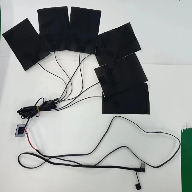 6in1 옷 가열 패드 10x15cm 케이블 길이 1M 최대 온도 50도