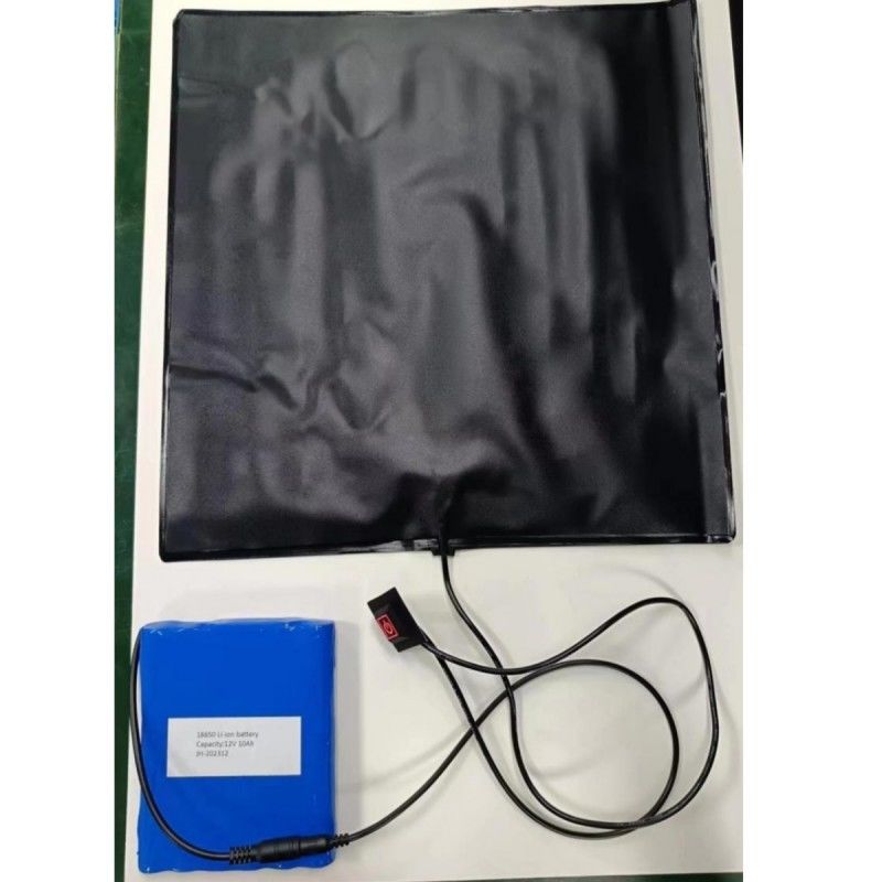 핫 푸드 배달 PVC 난방 패드 12V 10Ah 배터리 전동 난방 패드 크기 30x30cm