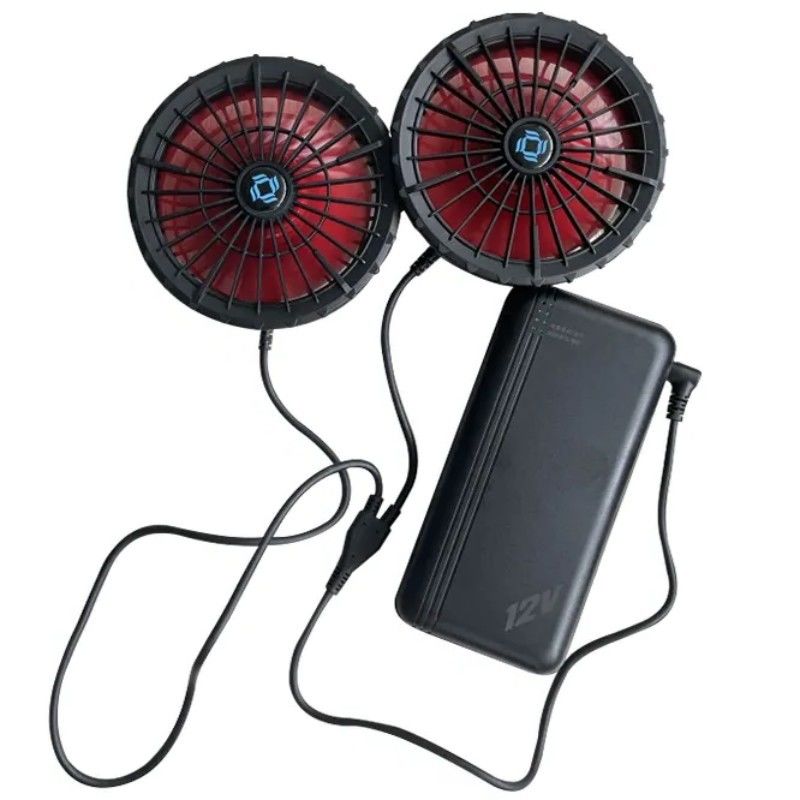 에어컨 재킷 냉각 팬 배터리 12v 20000mAh 고속 10H 작업 시간