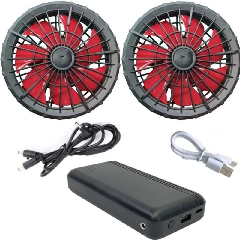 에어컨 재킷 냉각 팬 배터리 12v 20000mAh 고속 10H 작업 시간