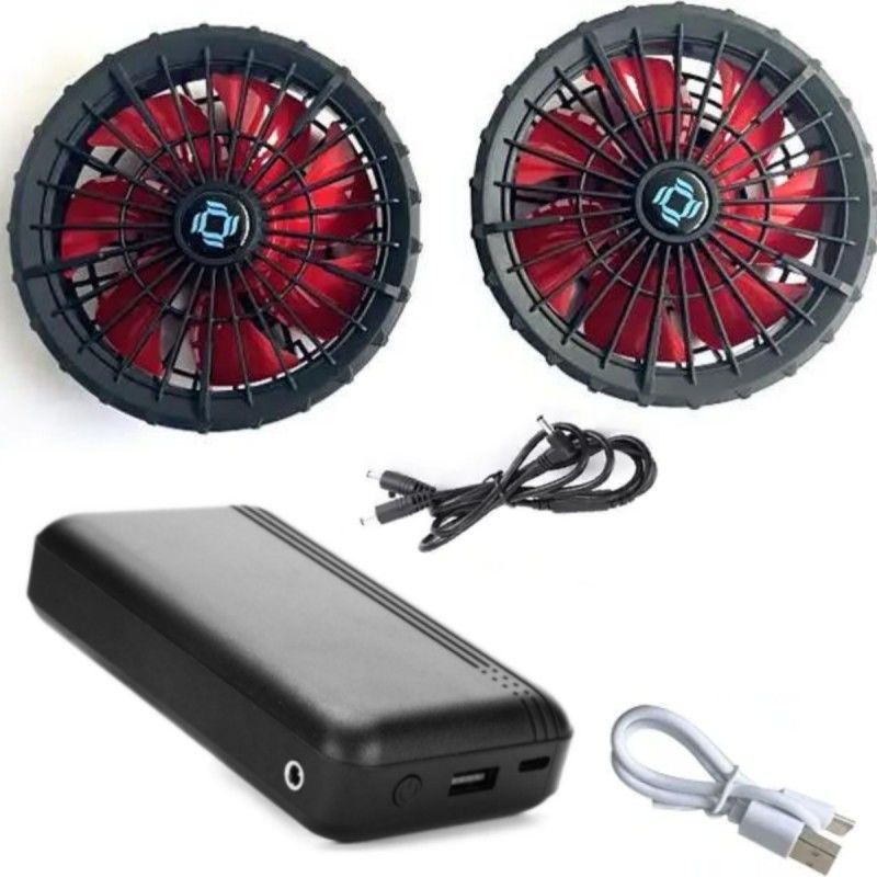 워크웨어 재킷 냉각 팬 배터리 세트 12V 10000mAh 중국 브러시리스 모터
