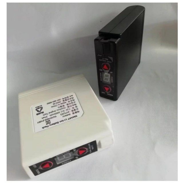 KC 7.4V 5200mAh 가열 된 옷 배터리 팬 재킷 배터리 ON / OFF 스위치 UP 및 다운 온도 제어