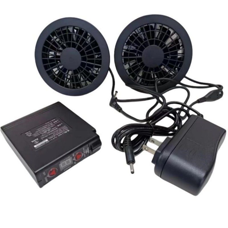 한국 브랜드 배터리 팬 세트 7.4V 7000mAh KC 냉각 재킷