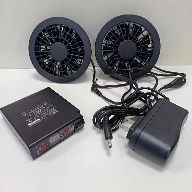 한국 브랜드 배터리 팬 세트 7.4V 7000mAh KC 냉각 재킷