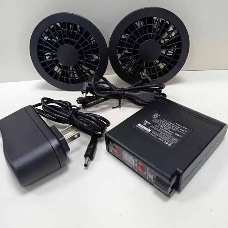 한국 브랜드 배터리 팬 세트 7.4V 7000mAh KC 냉각 재킷