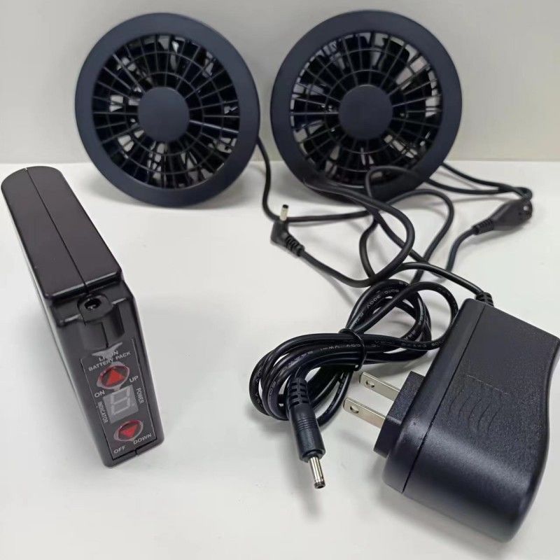 한국 브랜드 배터리 팬 세트 7.4V 7000mAh KC 냉각 재킷