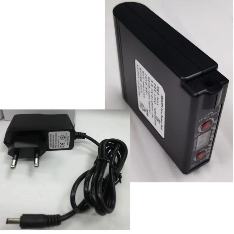 7.4 볼트 7000mAh 가열 된 옷 배터리 충전기 세트 한국 플러그 가열 허리 벨트