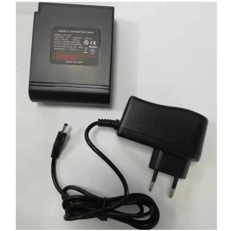 7.4 볼트 7000mAh 가열 된 옷 배터리 충전기 세트 한국 플러그 가열 허리 벨트