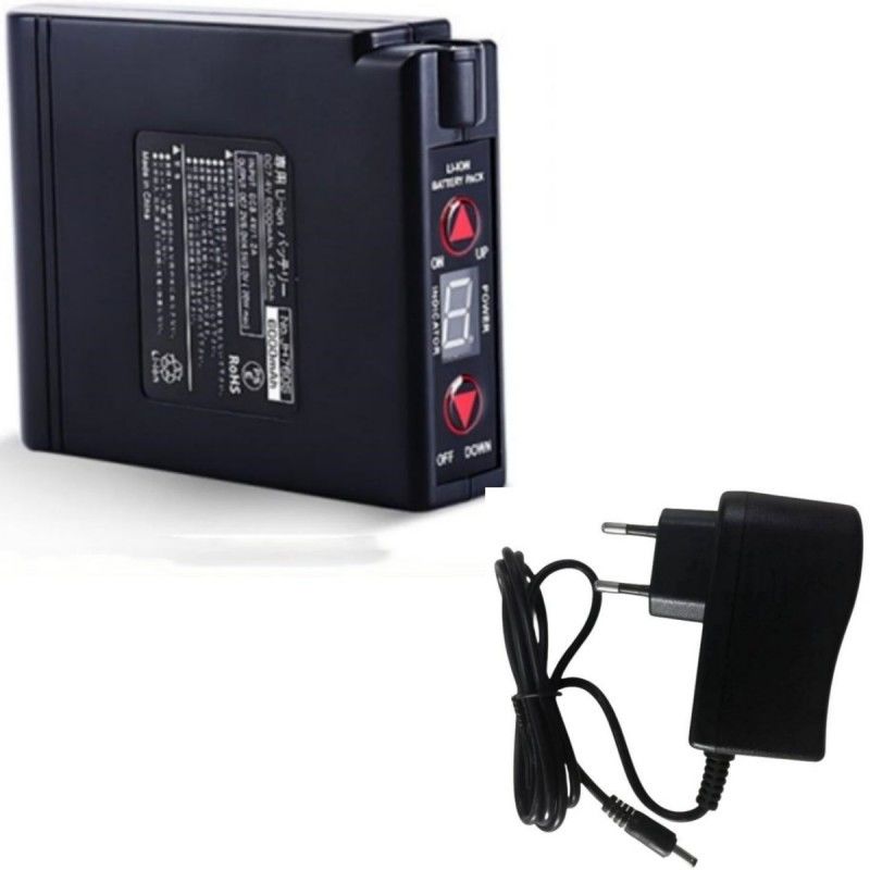 7.4 볼트 7000mAh 가열 된 옷 배터리 충전기 세트 한국 플러그 가열 허리 벨트