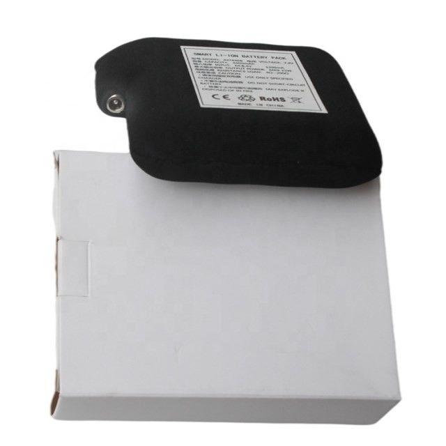 검은색 천으로 싸인 배터리 7.4V 4400mAh 5200mAh 6400mAh 7000mAh 배터리 가열 웨스트