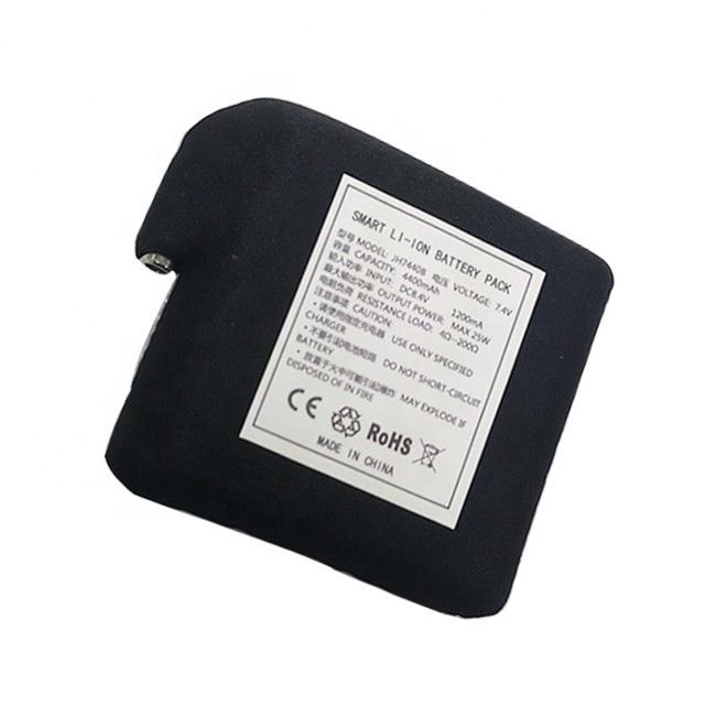 검은색 천으로 싸인 배터리 7.4V 4400mAh 5200mAh 6400mAh 7000mAh 배터리 가열 웨스트