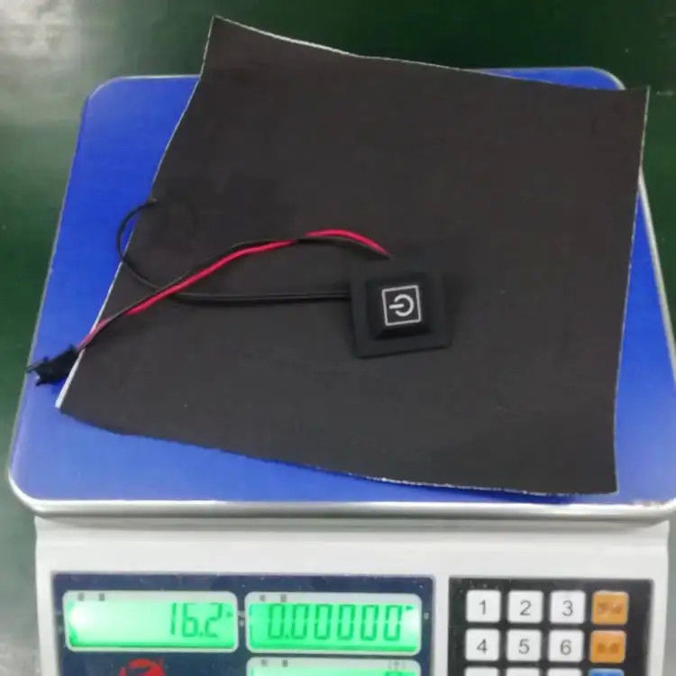 맞춤형 의류 히팅 패드 크기 20x20cm 3.7V SM 2Pin 플러그