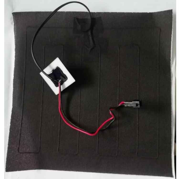 맞춤형 의류 히팅 패드 크기 20x20cm 3.7V SM 2Pin 플러그