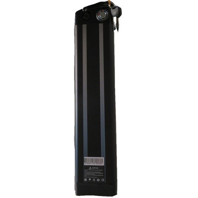 48V 20Ah 실버 피시 스타일 에바이크 배터리 팩 13S8P 104pcs 셀 515mm 길이