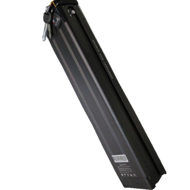 48V 20Ah 실버 피시 스타일 에바이크 배터리 팩 13S8P 104pcs 셀 515mm 길이