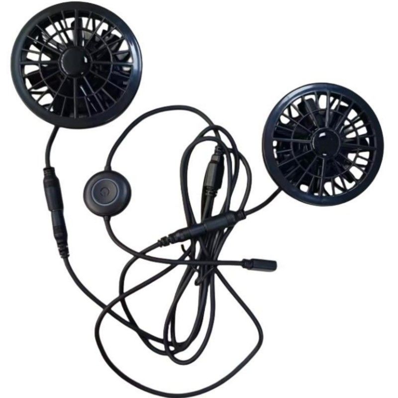 바지 팬 2pcs 작은 냉각 팬 5V C형 플러그와 함께