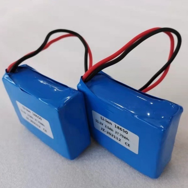 높은 방출 배터리 팩 3S1P 18650 2500mAh 8C 11.1V 의료 기기용 배터리