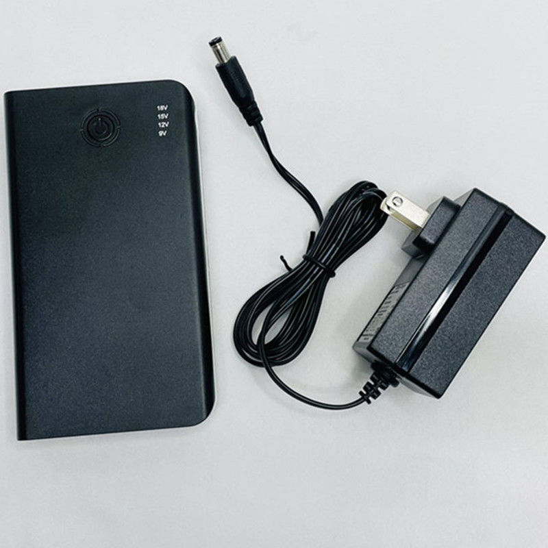 배터리 파워뱅크 DC 4 레벨 출력 전압 18V 15V 12V 9V 여름 코트 팬