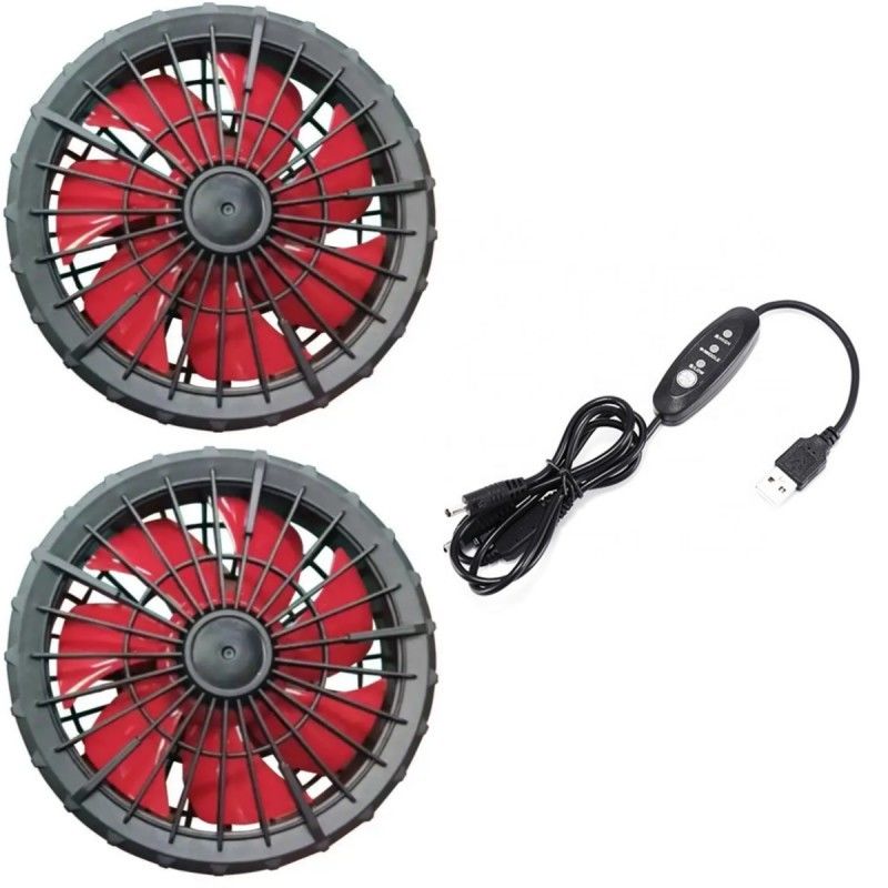 외부 직경 105mm 7 옥외 옷을 위한 회전하는 바람개비 재킷 냉각팬