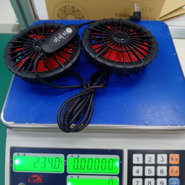 재킷 냉각 팬 12V 팬 USB 제어 바람 속도 12V 고 9V 중저 5V