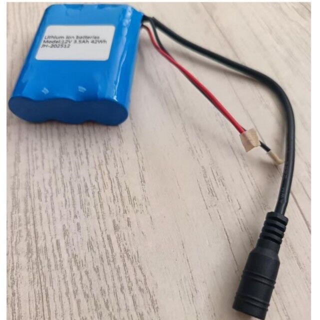 주문 11.1V 12V 배터리 팩 18650 3s1p 12V 3.5Ah 배터리