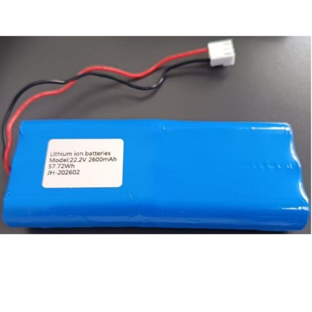 사용자 지정 충전 가능한 18650 리온 이온 배터리 22.2v 2600mAh 3pin 커넥터