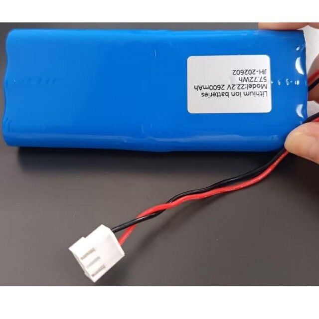 사용자 지정 충전 가능한 18650 리온 이온 배터리 22.2v 2600mAh 3pin 커넥터